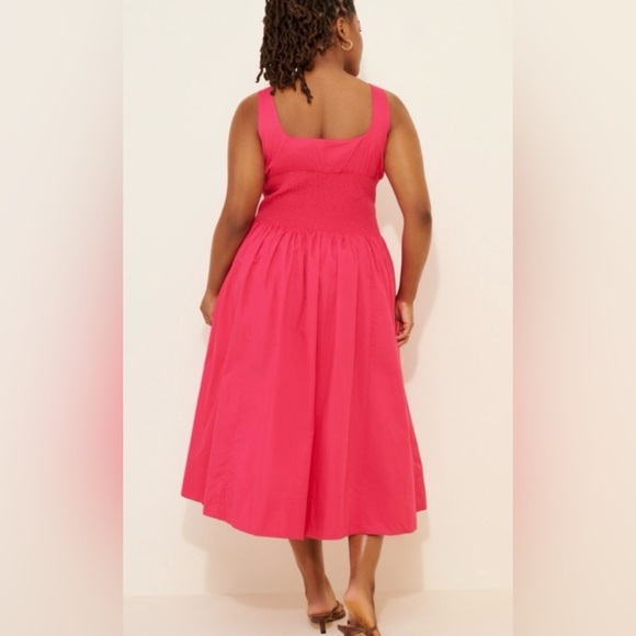 Anthropologie Square Neck Tommie Midi Dress - Picture 3 of 8